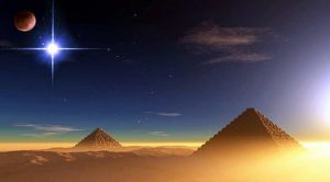 Pyramids with Sirius Star