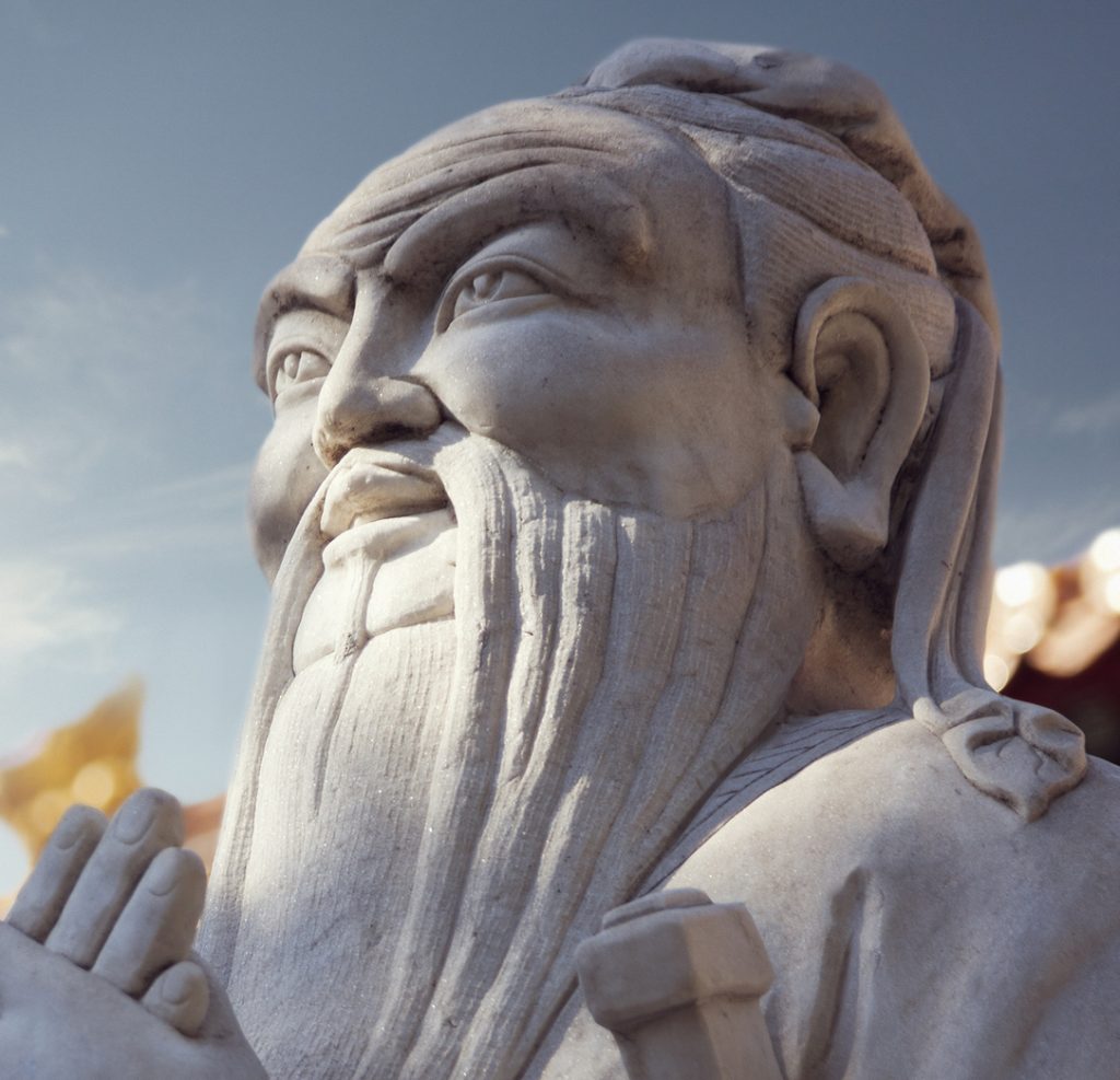 Statue Confucius (Djwhal Khul Fear Matrix removal)