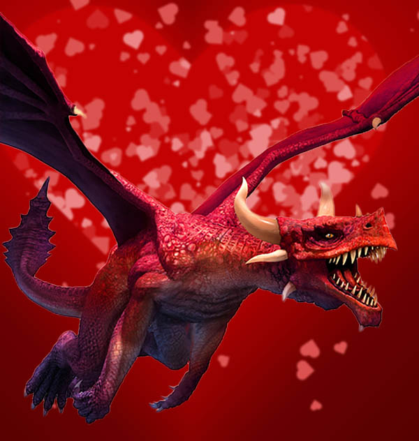 heart dragon