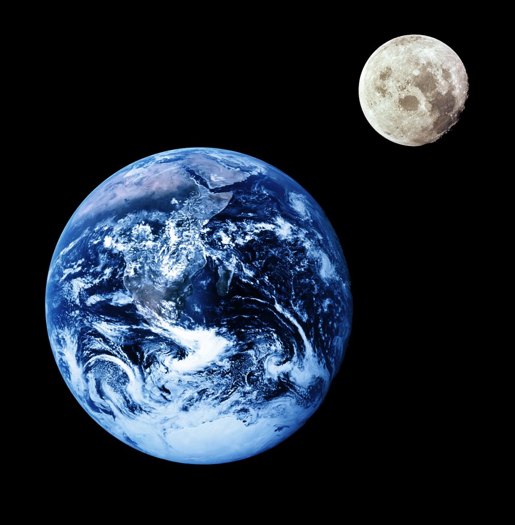 Earth And Moon