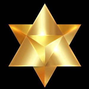 Gold Merkaba