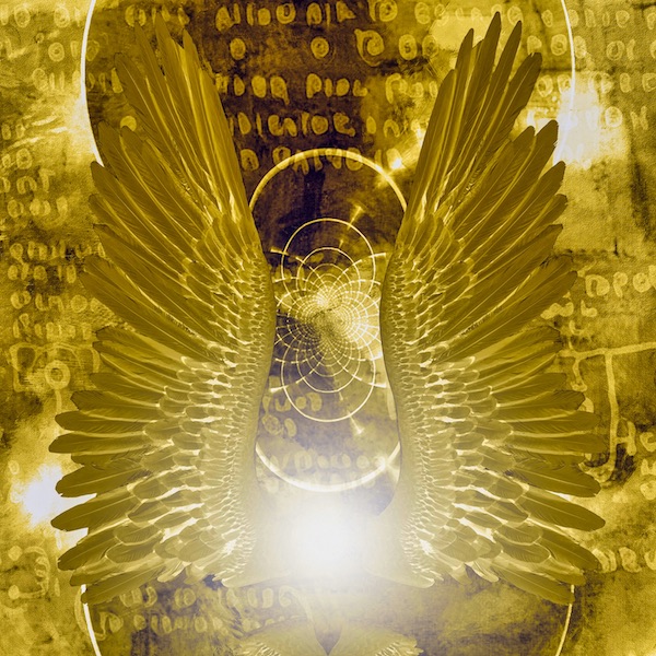 Elohim Golden Angel Wings