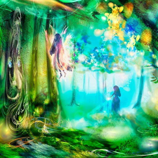 Magical Fairy Portal in the Forrest