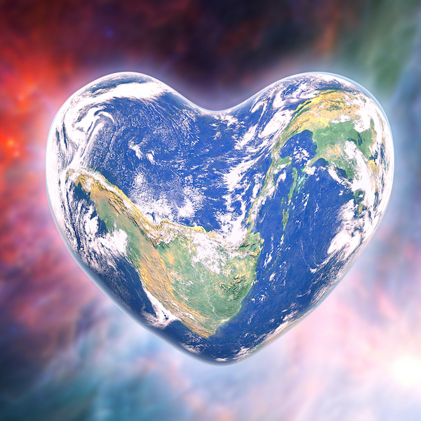 The Earth In The Shape Of A Heart