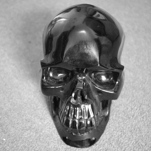 Siron Black Obsidian Skull