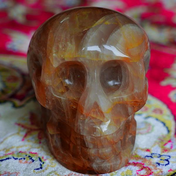 Golden Healer Crystal Skull