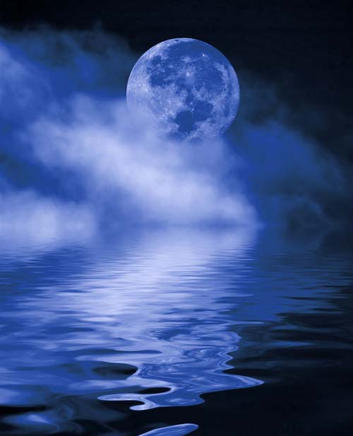 blue full moon